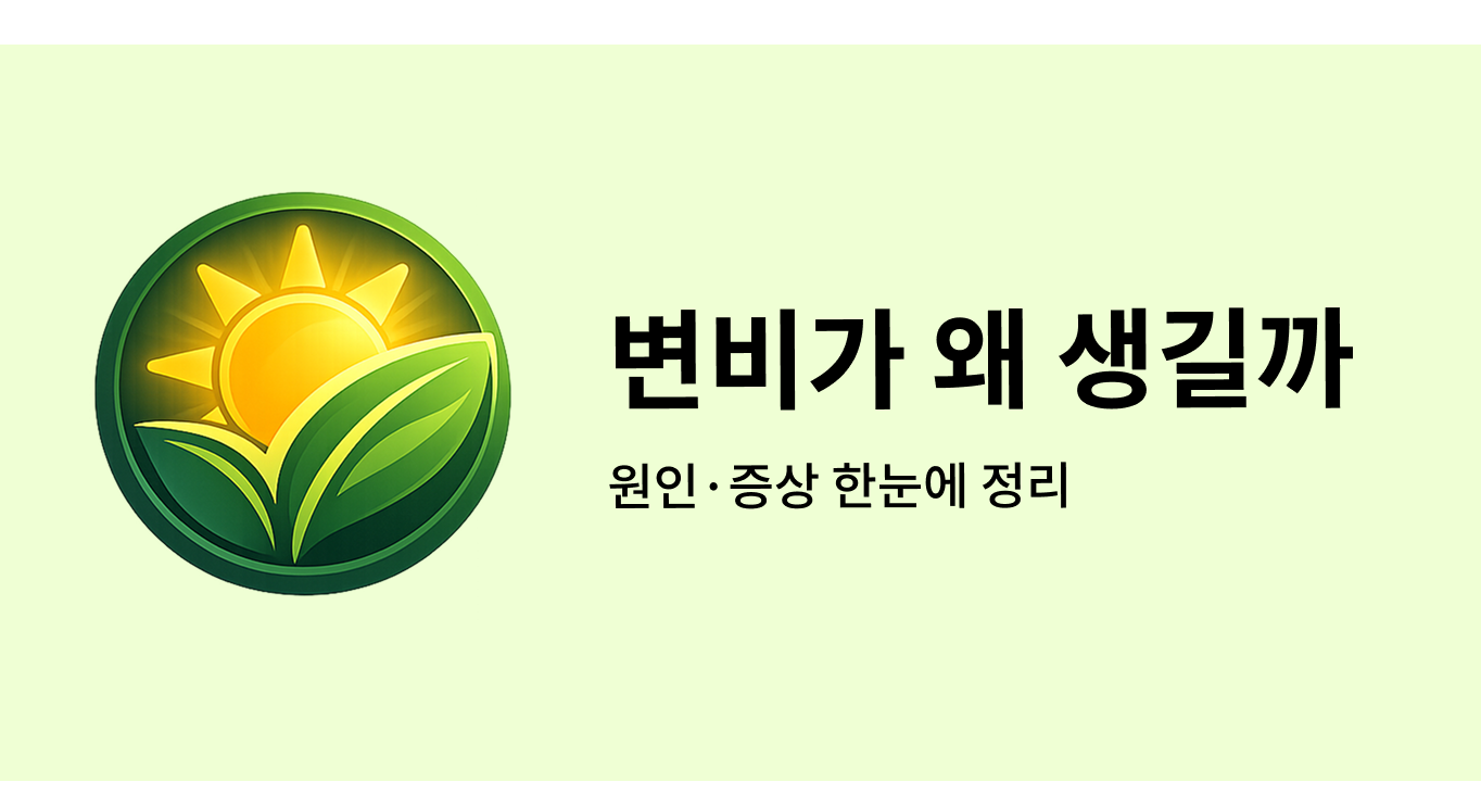변비가 왜 생길까