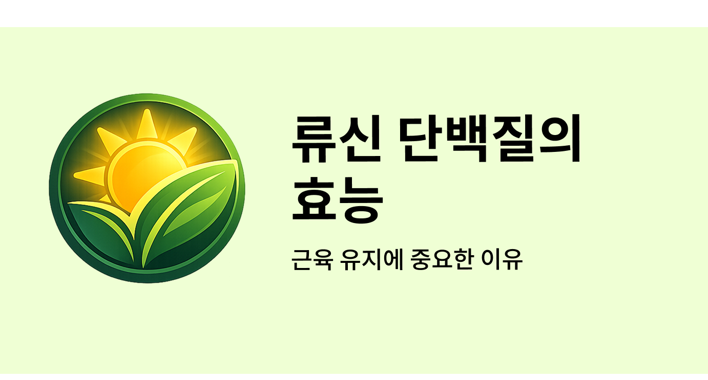 류신 단백질의 효능