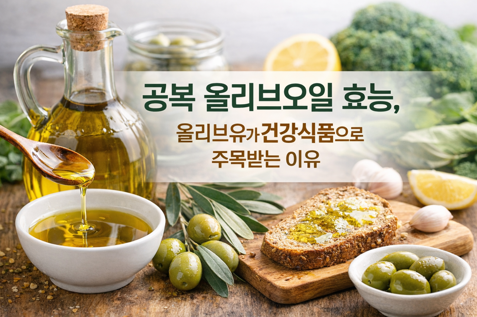 공복 올리브오일 효능