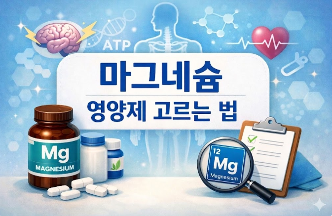 마그네슘 영양제 고르는 법