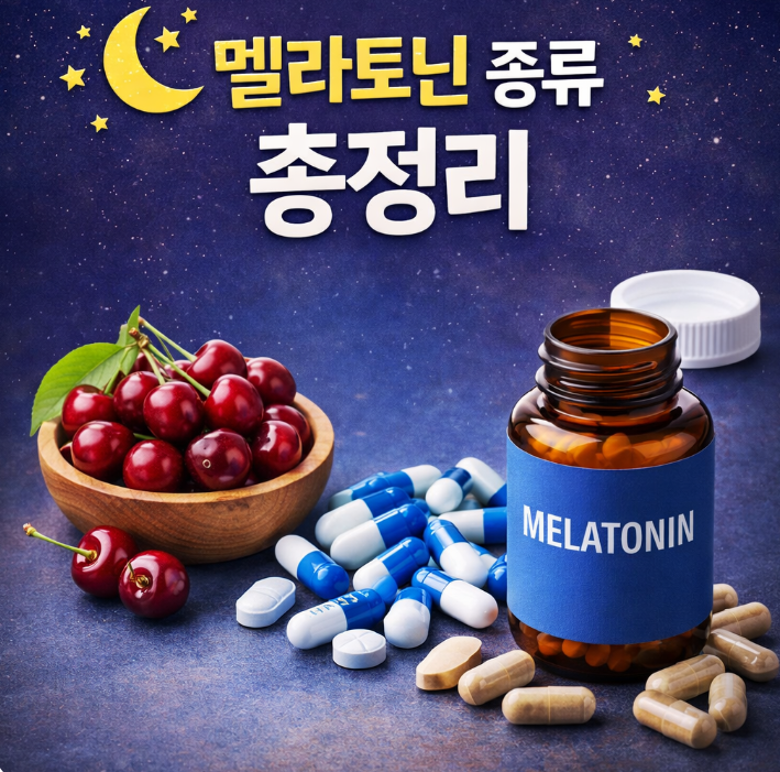 멜라토닌 종류 총정리