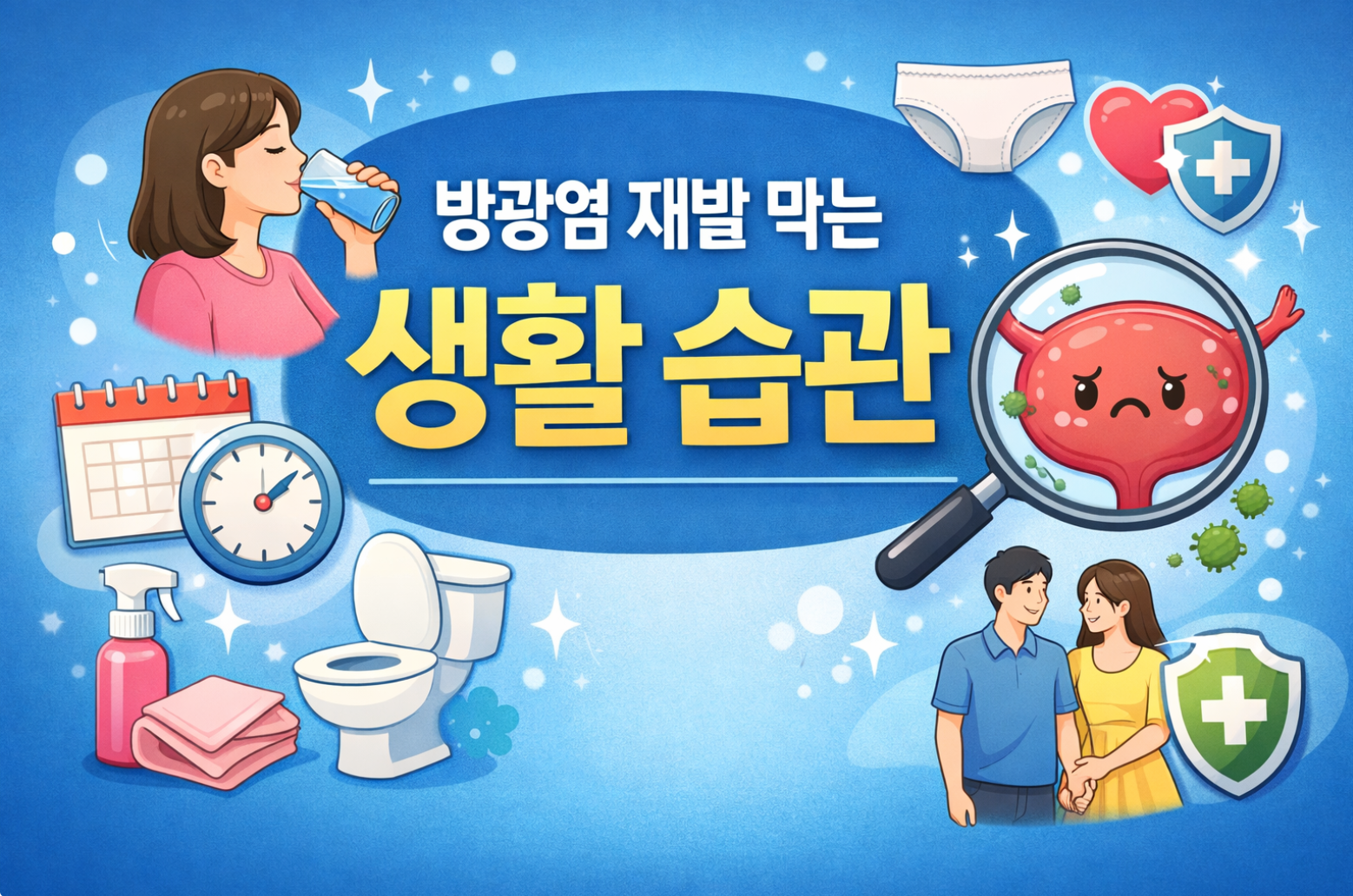 방광염 재발 막는 생활 습관