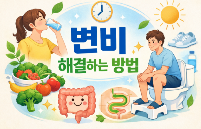 변비 해결하는 방법 — 장 건강 돕는 생활습관과 배변 습관 2 변비 해결하는 방법