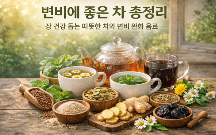 변비에 좋은 차 총정리 — 장 건강 돕는 따뜻한 차와 변비 완화 음료 2 변비에 좋은 차 총정리 장건강 돕는 따뜻한 차와 변비 완화 음료