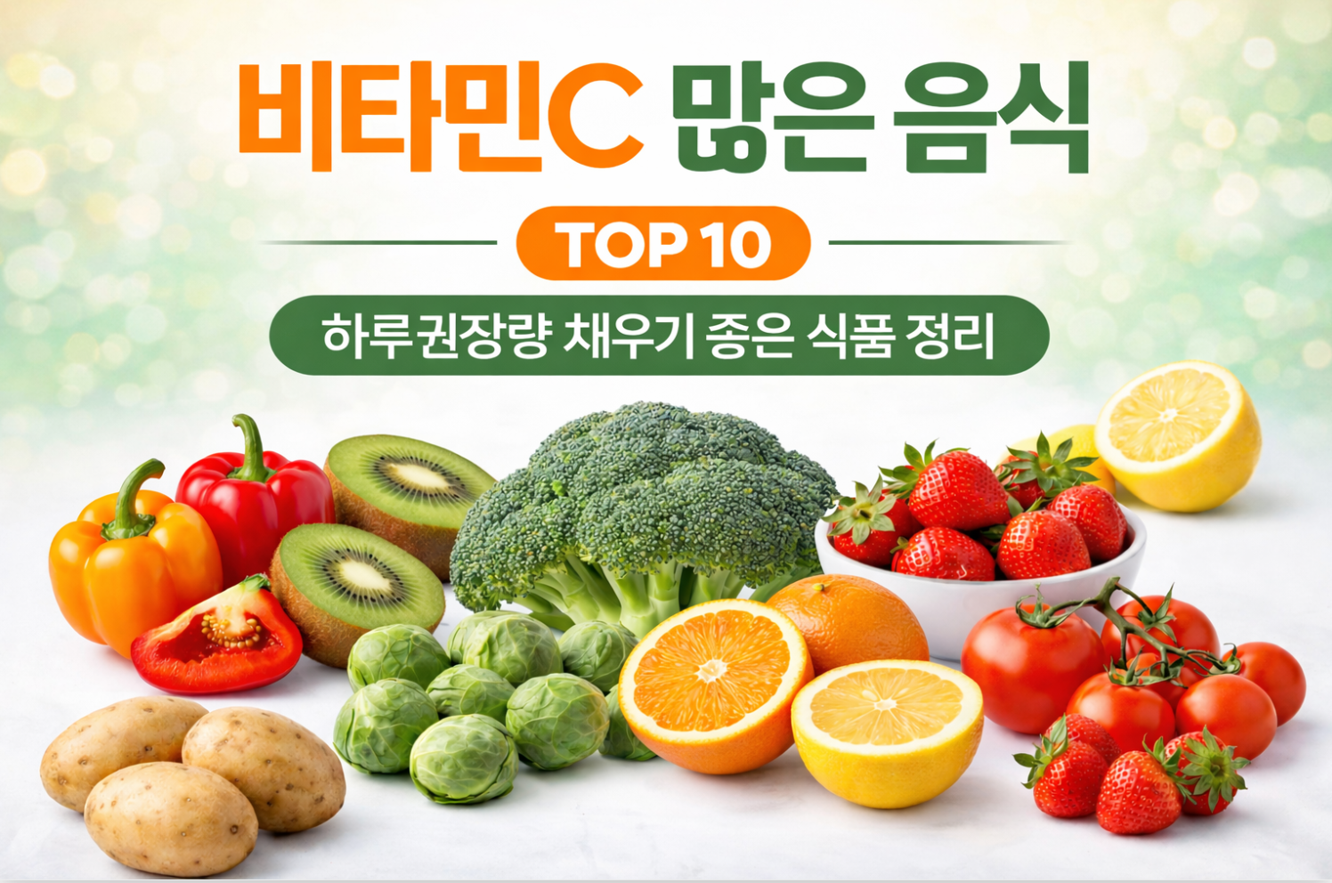 비타민C 많은 음식 TOP10