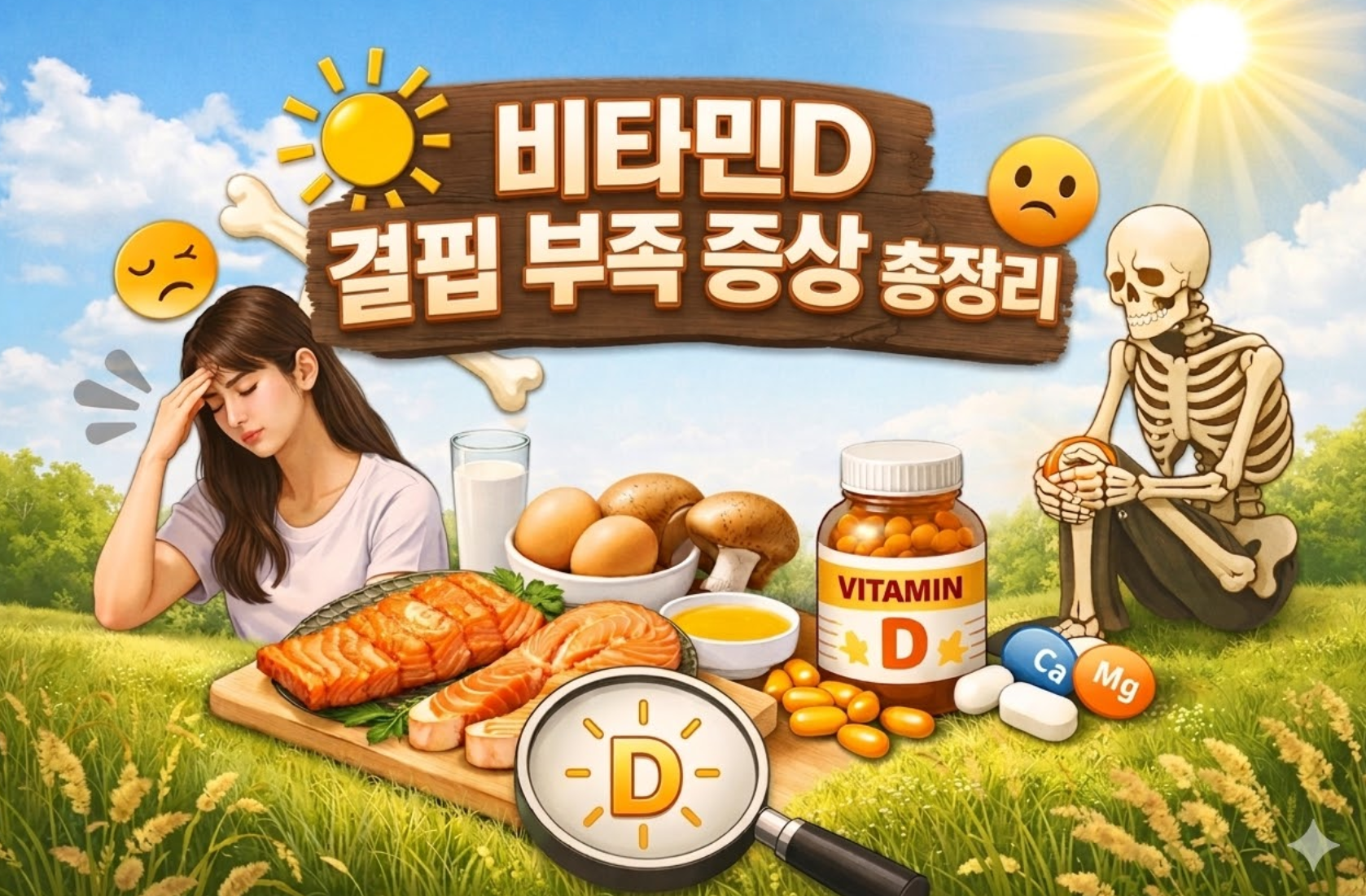 비타민 결핍 부족 증상 총정리