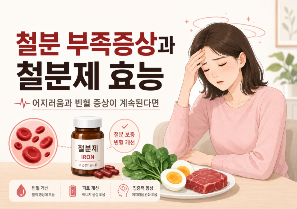 철분 부족증상과 철분제 효능, 어지러움과 빈혈 증상이 계속된다면 2 철분 부족증상과 철분제 효능, 어지러움과 빈혈 증상이 계속된다면