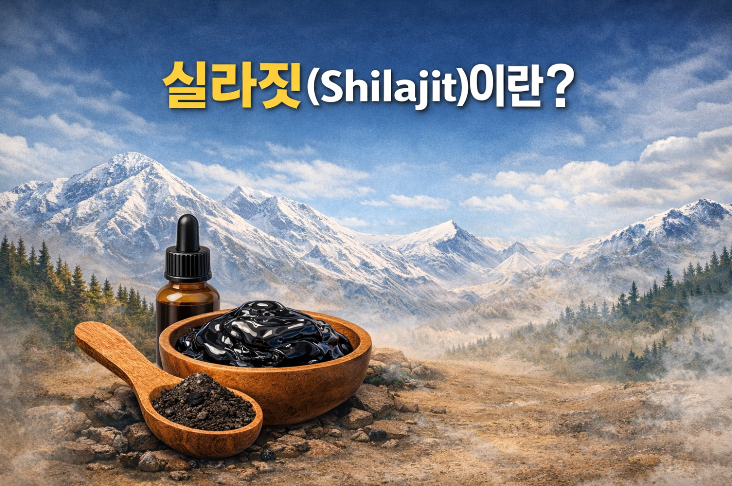 실라짓(Shilajit)이란? 효능보다 먼저 알아야 할 부작용과 통관 주의사항