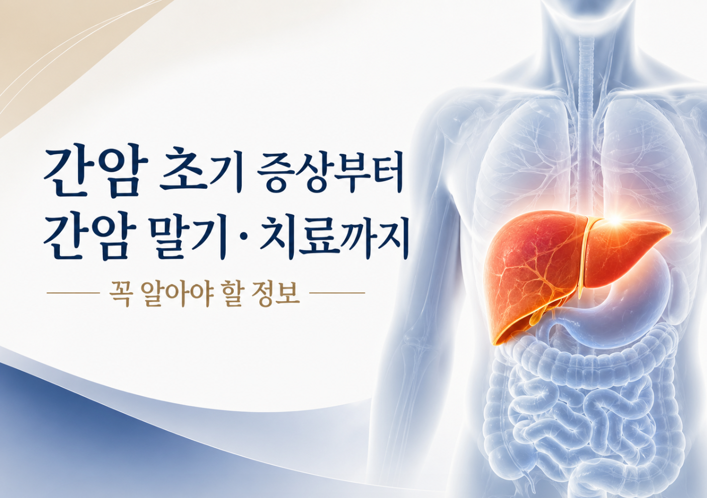 간암 초기증상부터 간암 말기, 간암 치료까지 꼭 알아야 할 정보