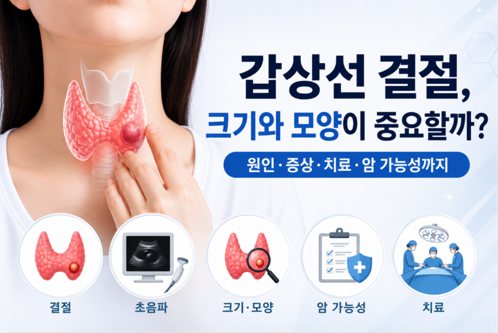 갑상선 결절 크기와 모양, 초음파 검사와 세침흡인 기준 2 갑상선 결절 크기와 모양, 초음파 검사와 세침흡인 기준
