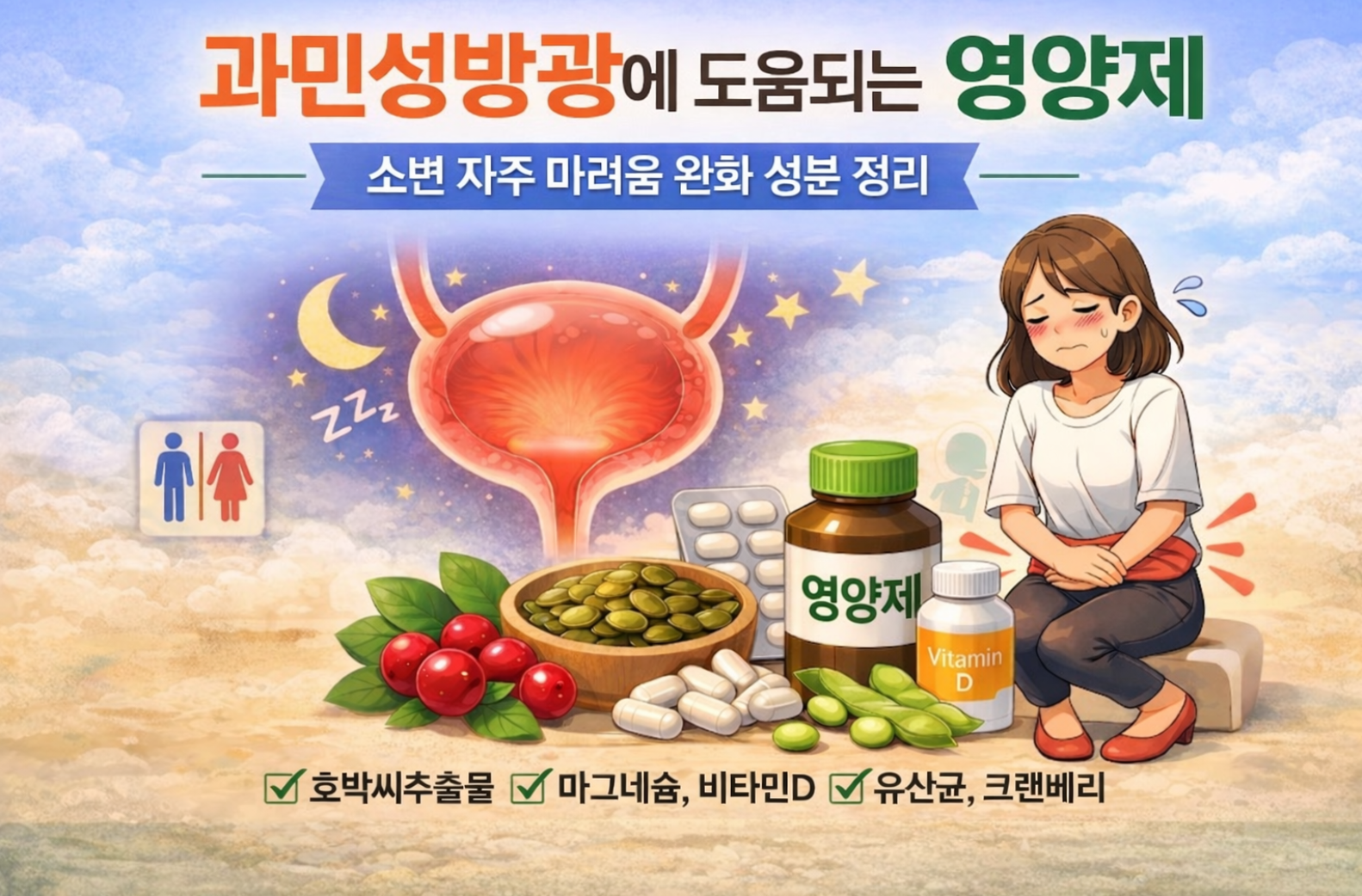 과민성방광에 도움되는 영영제