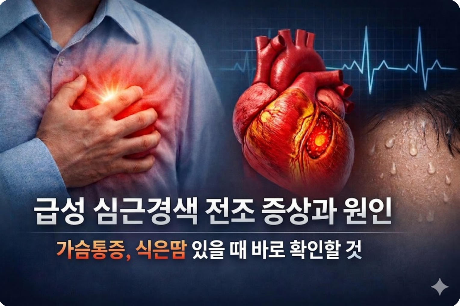 급성 심근경색 전조 증상과 원인 가슴통증, 식은땀 있을 때 바로 확인할 것 2 급성 심근경색 전조 증상과 원인 가슴통증, 식은땀 있을 때 바로 확인할 것