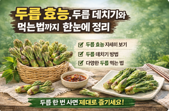 5월 제철음식 나물 두릅효능 두릅데치기와 먹는 방법까지 한눈에 2 두릅 효능, 두릅 데치기와 먹는 법 까지 한눈에 정리