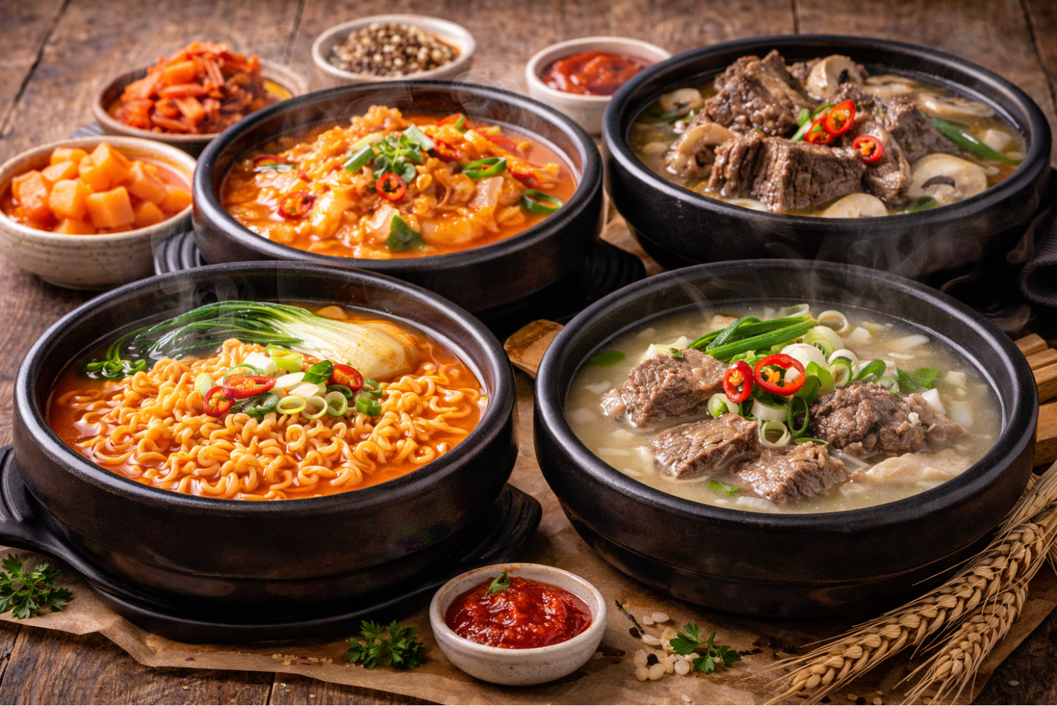 심근경색에 좋은 음식 10가지 혈관 건강을 위해 식단에서 챙길 것 15 라면 국물, 찌개, 국밥, 탕류처럼 짠 국물 음식