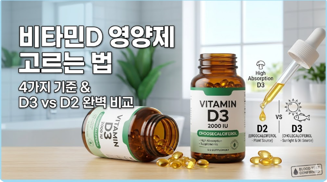 비타민D 영양제 고르는 법 4가지 기준 비타민D3와 D2 차이까지 정리 2 비타민D 영양제 고르는 법 4가지 기준&D3 vs D2 완벽 비교