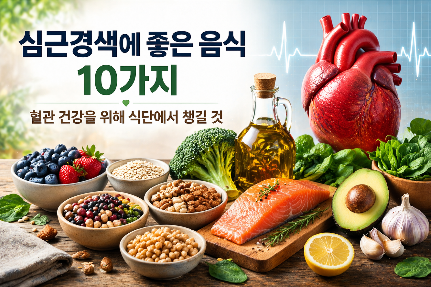 심근경색에 좋은 음식 10가지 혈관 건강을 위해 식단에서 챙길 것 2 심근경색에 좋은 음식 10가지 혈관 건강을 위해 식단에서 챙길 것