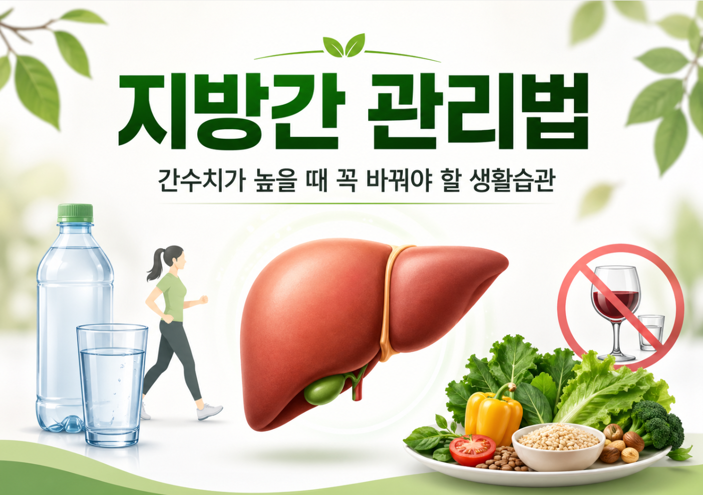 지방간 관리법, 간수치가 높을 때 꼭 바꿔야 할 생활습관