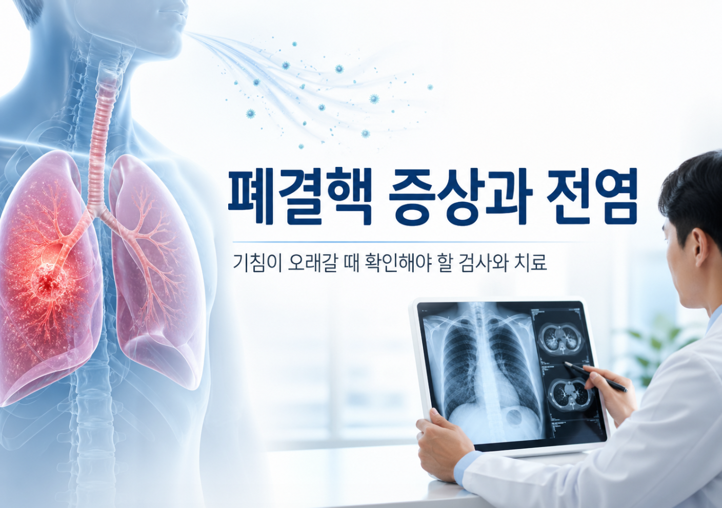 폐결핵 증상과 전염, 기침이 오래갈 때 확인해야 할 검사와 치료