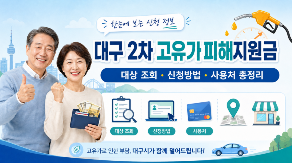 2026 2차 대구 고유가 피해지원금 신청 방법 총정리 대상·사용처·주유소 사용 가능 여부 2 2026 2차 대구 고유가 피해지원금 신청 방법 총정리 대상·사용처·주유소 사용 가능 여부