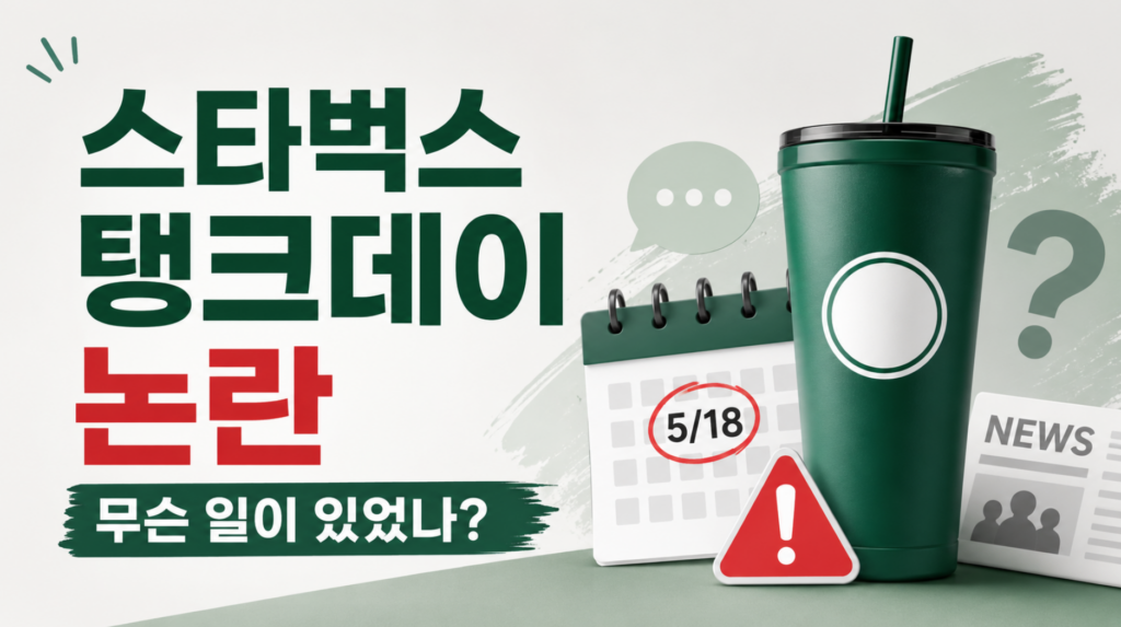 스타벅스 탱크 데이 논란 정리! 5·18 텀블러 이벤트가 문제가 된 이유 2 스타벅스 탱크데이 논란 정리! 5·18 텀블러 이벤트가 문제가 된 이유