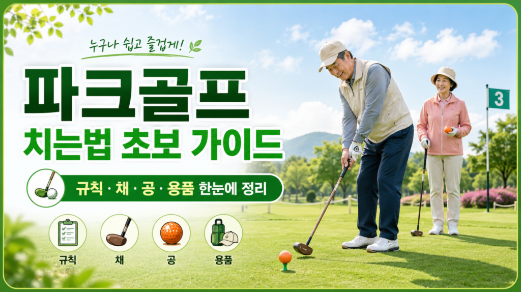파크골프 치는법 초보 가이드! 규칙부터 파크골프 채·공·용품·파크골프장까지 2 파크골프 치는법 초보 가이드! 규칙부터 파크골프 채·공·용품·파크골프장까지